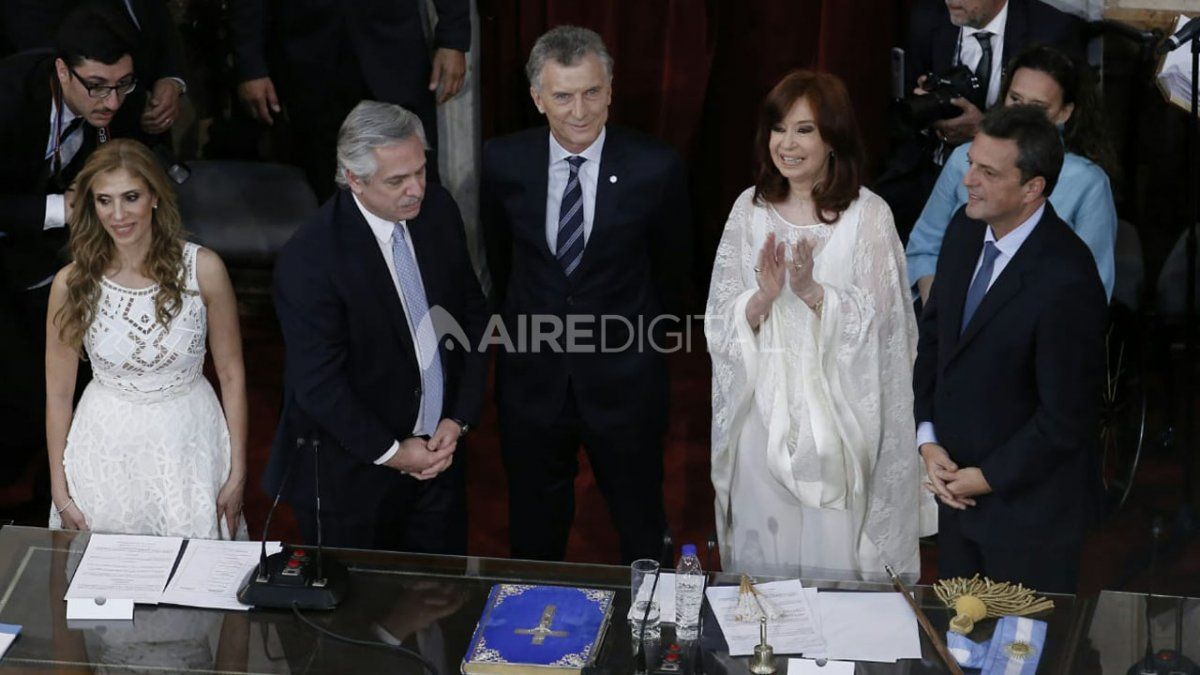 Las mejores fotos de la asunción de Alberto Fernández