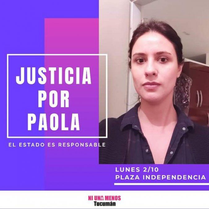 La convocatoria para la marcha en reclamo de justicia