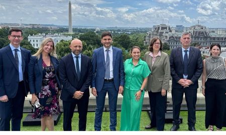 La primera etapa de la misión de Santa Fe en Estados Unidos se desarrolla en Washington. Luego, continuará en Nueva York. La primera etapa de la misión de Santa Fe en Estados Unidos se desarrolla en Washington. Luego, continuará en Nueva York.