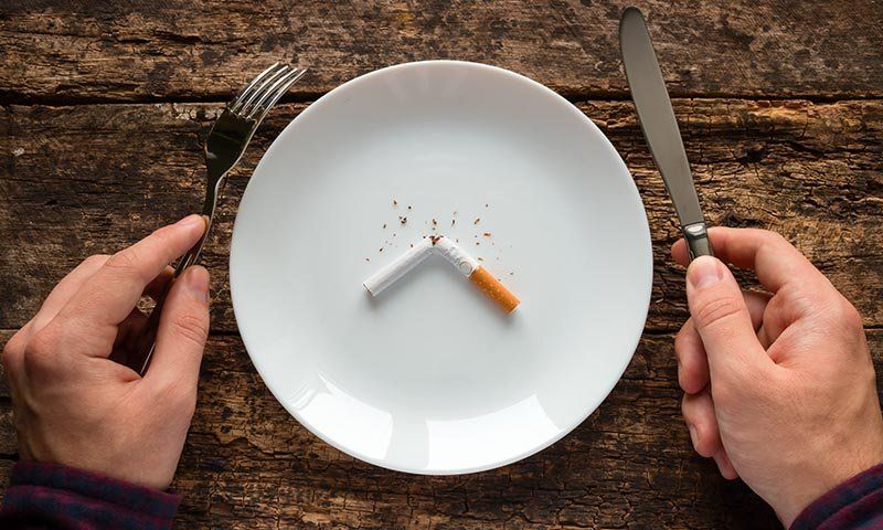 Alimentos que te ayudan a dejar de fumar