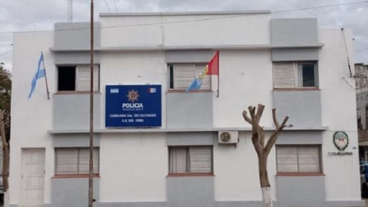 Comisaría de Calchaquí: aquí trasladaron a los dos jóvenes