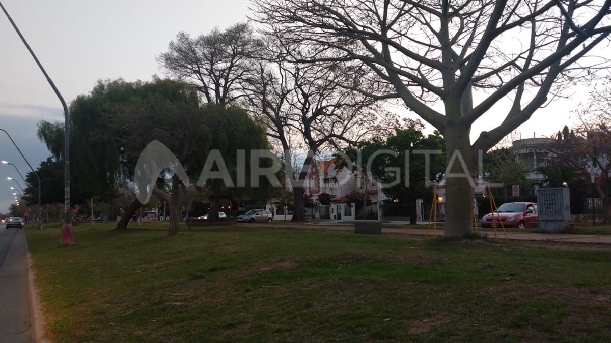 La avenida costanera esta tarde lucía de esta manera