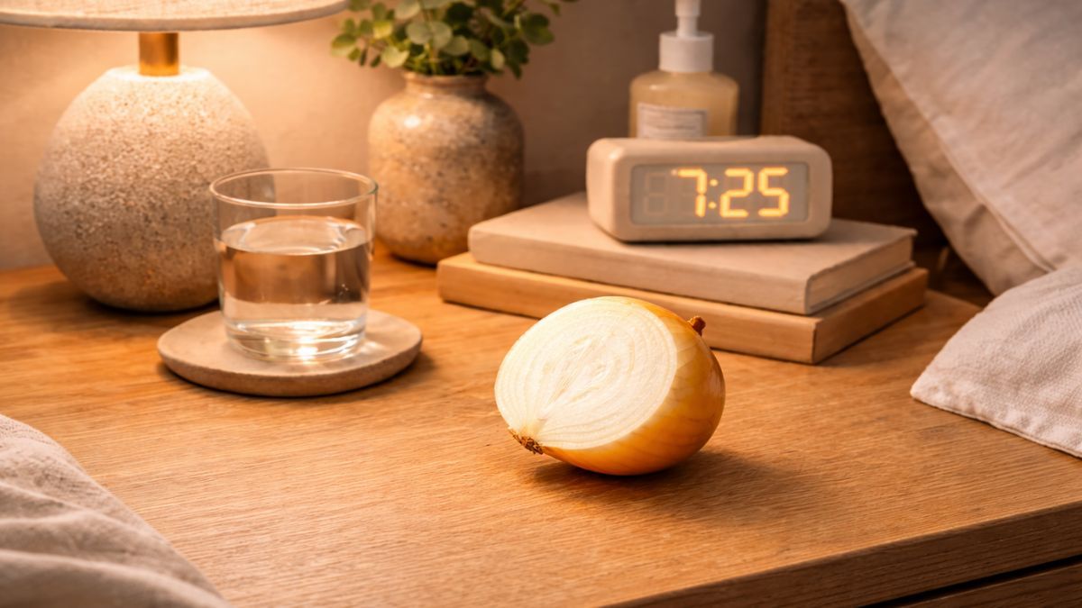 El curioso motivo por el que algunos dejan una cebolla cortada al lado de la cama.