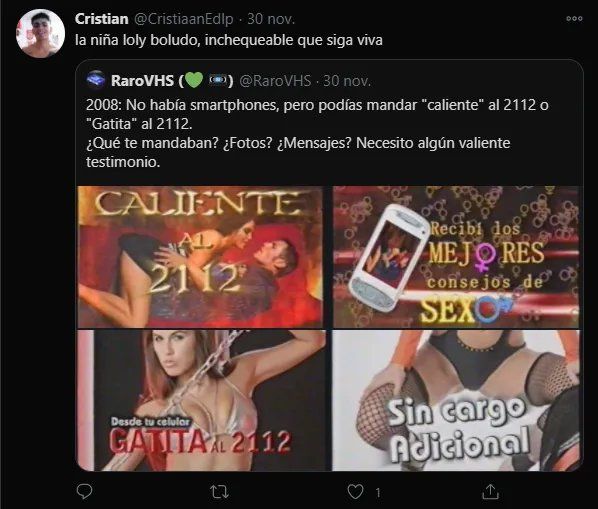 Los tuits de Loly Antoniale.