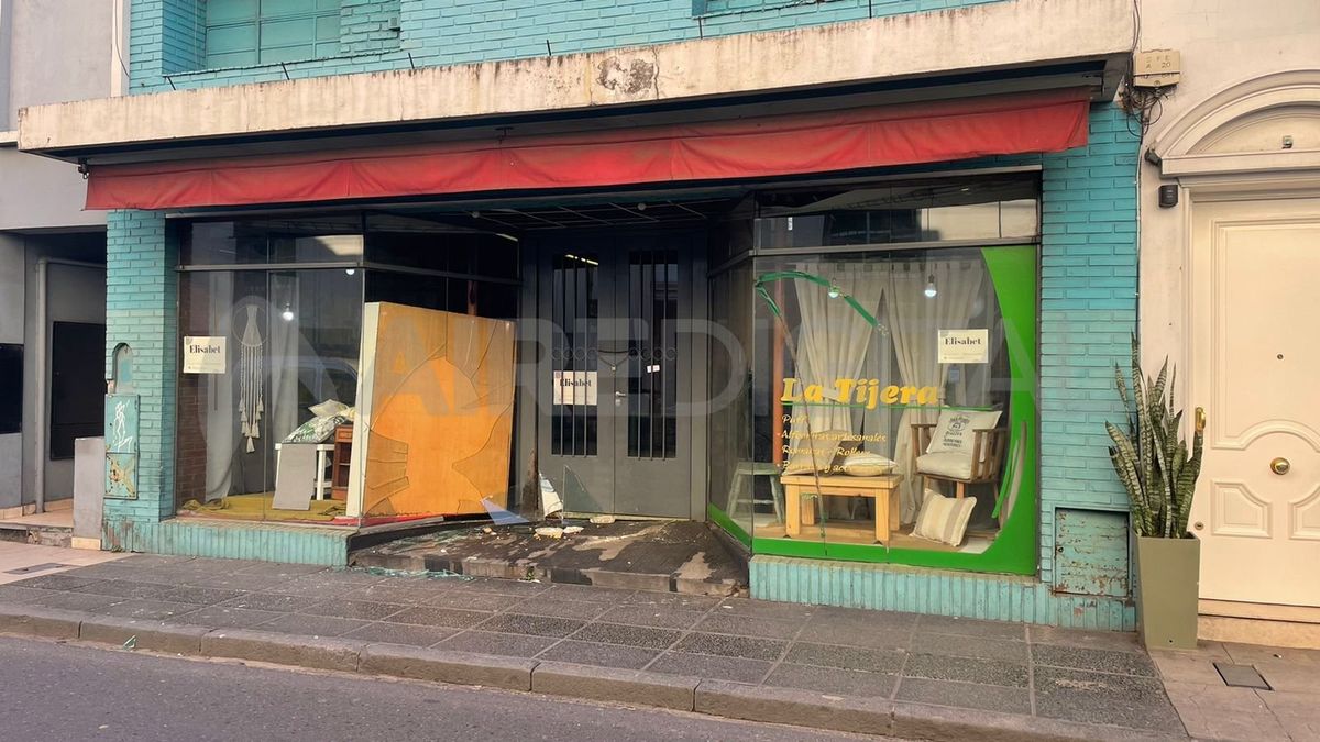 Santa Fe: a piedrazos destruyó la vidriera, entró a robar a un negocio y la detuvieron gracias a las cámaras de monitoreo