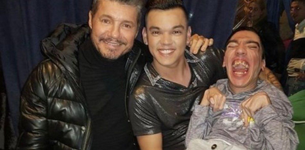 Brian Lanzelotta llevó a su hermano a conocer a Marcelo Tinelli.