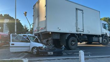 El accidente se produjo en la vía central de la Ruta Provincial 1, mano a Santa Fe.