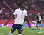 Bukayo Saka, de 21 años, es una de las figuras de Inglaterra. Será uno de los jugadores a ver durante el Mundial Qatar 2022.