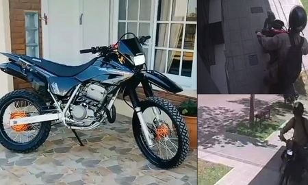 La moto Honda Tornado 250 robada está personalizada. La moto Honda Tornado 250 robada está personalizada.