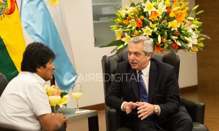 Alberto Fernández se reunió con Evo Morales durante su última visita a Bolivia, en septiembre de 2019 Alberto Fernández se reunió con Evo Morales durante su última visita a Bolivia, en septiembre de 2019