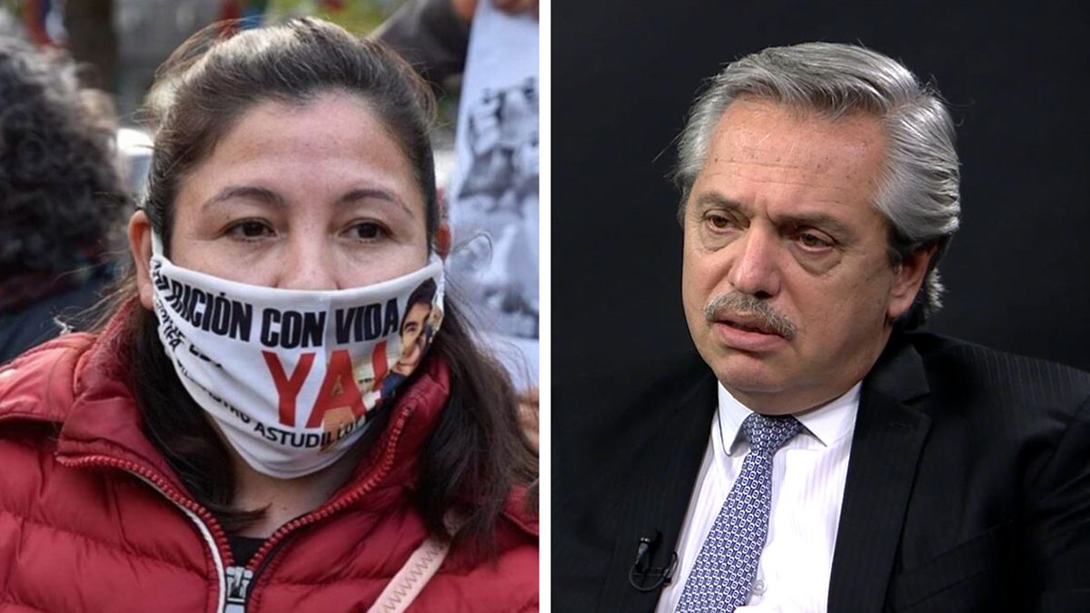 El presidente Alberto Fern&aacute;ndez le brind&oacute; su apoyo a la mam&aacute; de Facundo Astudillo