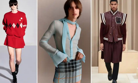 La aparición de Harry Styles en la revista Vogue fue el punto de partida para que las faldas masculinas se convirtieran en una tendencia. La aparición de Harry Styles en la revista Vogue fue el punto de partida para que las faldas masculinas se convirtieran en una tendencia.