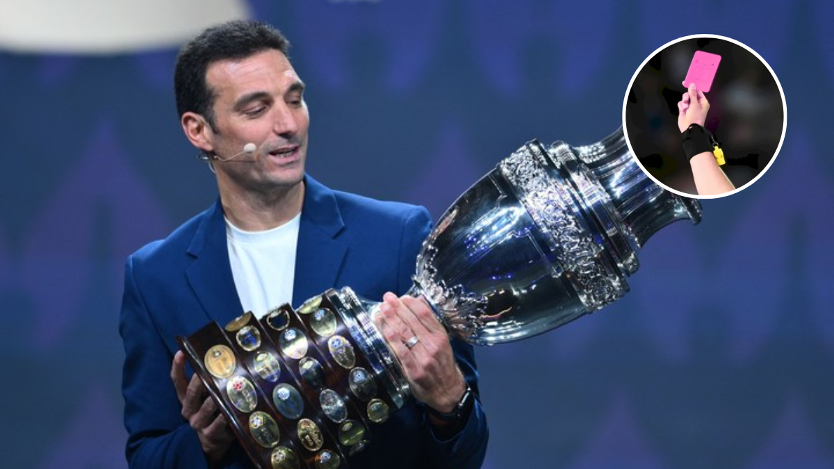 La tarjeta rosa: el nuevo gran cambio que anunció la Conmebol para la Copa América 2024.