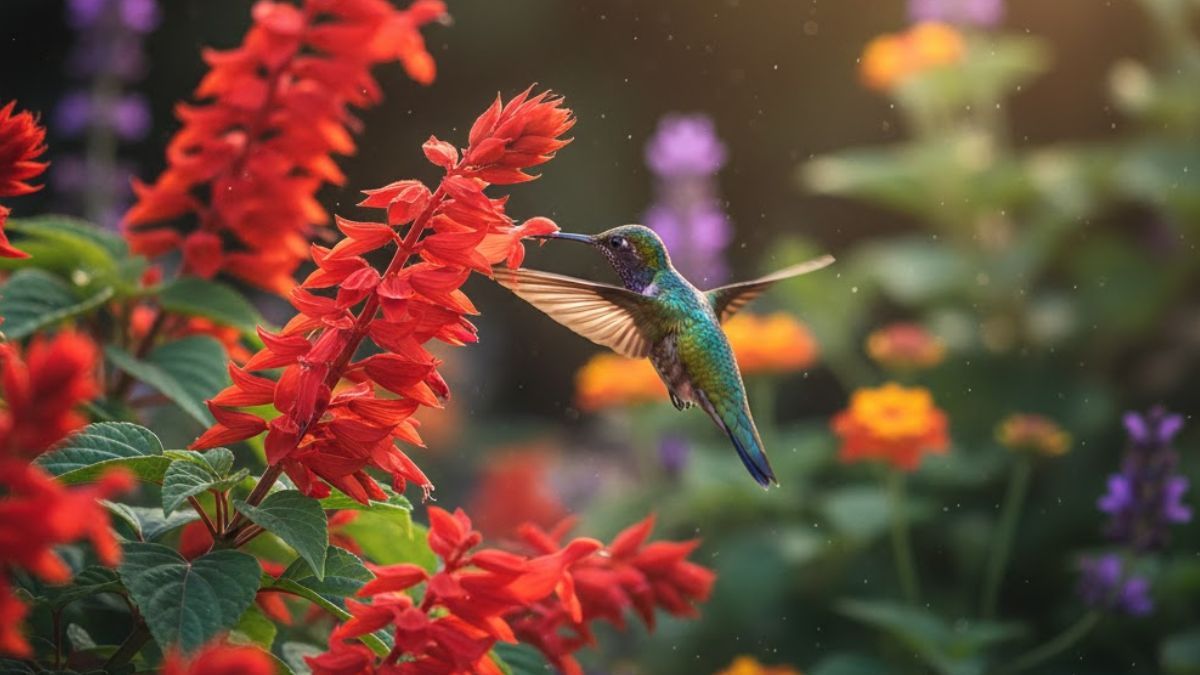 El colibrí es una de las aves más curiosas que hay.