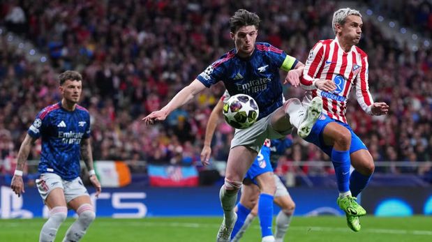 Arsenal y Atlético Madrid buscan un lugar en la final de la Champions League.