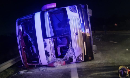 El accidente ocurrió alrededor de las 3.30 de este jueves. El accidente ocurrió alrededor de las 3.30 de este jueves.