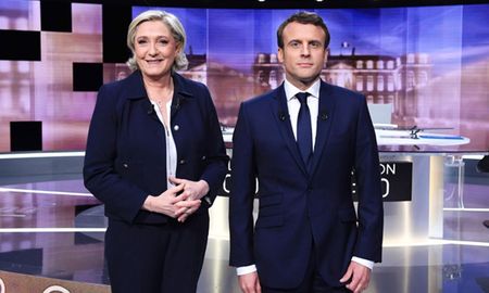 Macron y Le Pen pasan a la segunda vuelta de las elecciones presidenciales en Francia. Macron y Le Pen pasan a la segunda vuelta de las elecciones presidenciales en Francia.