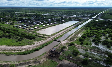 En cuatro meses llovió más de lo que suele precipitar durante un año normal. En cuatro meses llovió más de lo que suele precipitar durante un año normal.