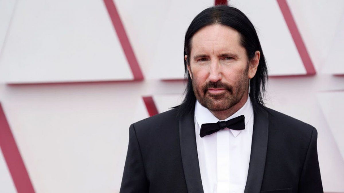 Trent Reznor en la entrega de los premios Oscar.