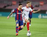 Con Lionel Messi como titular, Barcelona enfrenta este miércoles al Sevilla en el partido de vuelta de las semifinales de la Copa del Rey. El encuentro se jugará desde las 17 de Argentina.