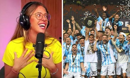 La periodista deportiva tendría a un jugador de Racing. La periodista deportiva tendría a un jugador de Racing.