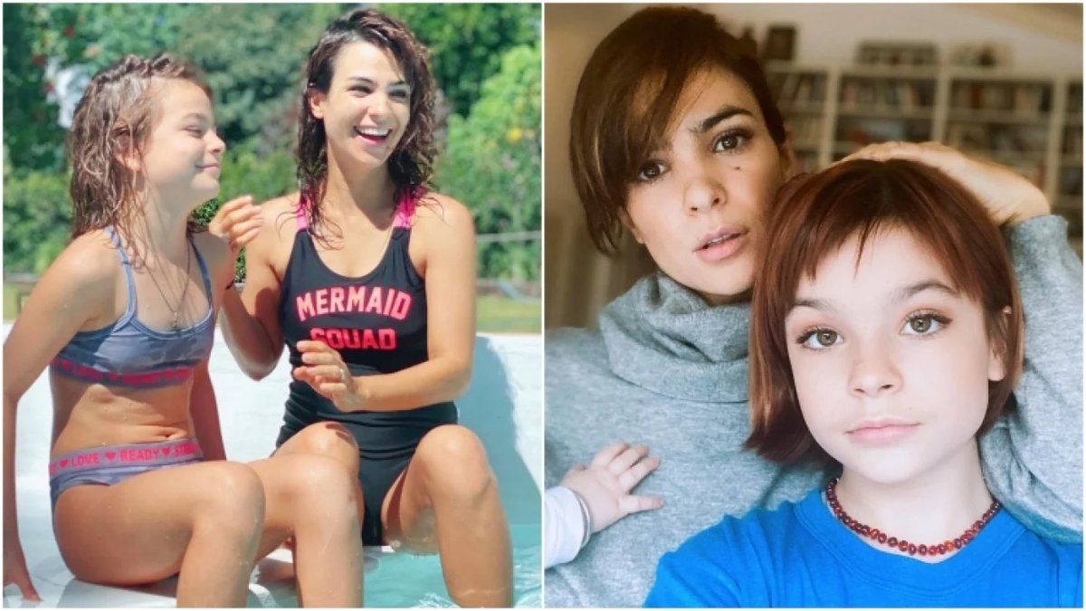 La reacci&oacute;n de la hija de Agustina Cherri cuando le dijeron que era igual a su mam&aacute;