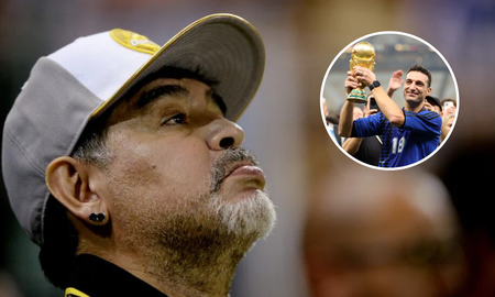 El día que Lionel Scaloni hizo equivocar a Diego Armando Maradona.