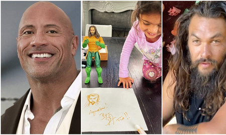El gran gesto de Jason Momoa con Dwayne Johnson por su hija