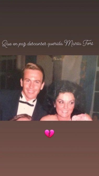 Guido Süller despidió a Marta Fort en sus redes sociales. 