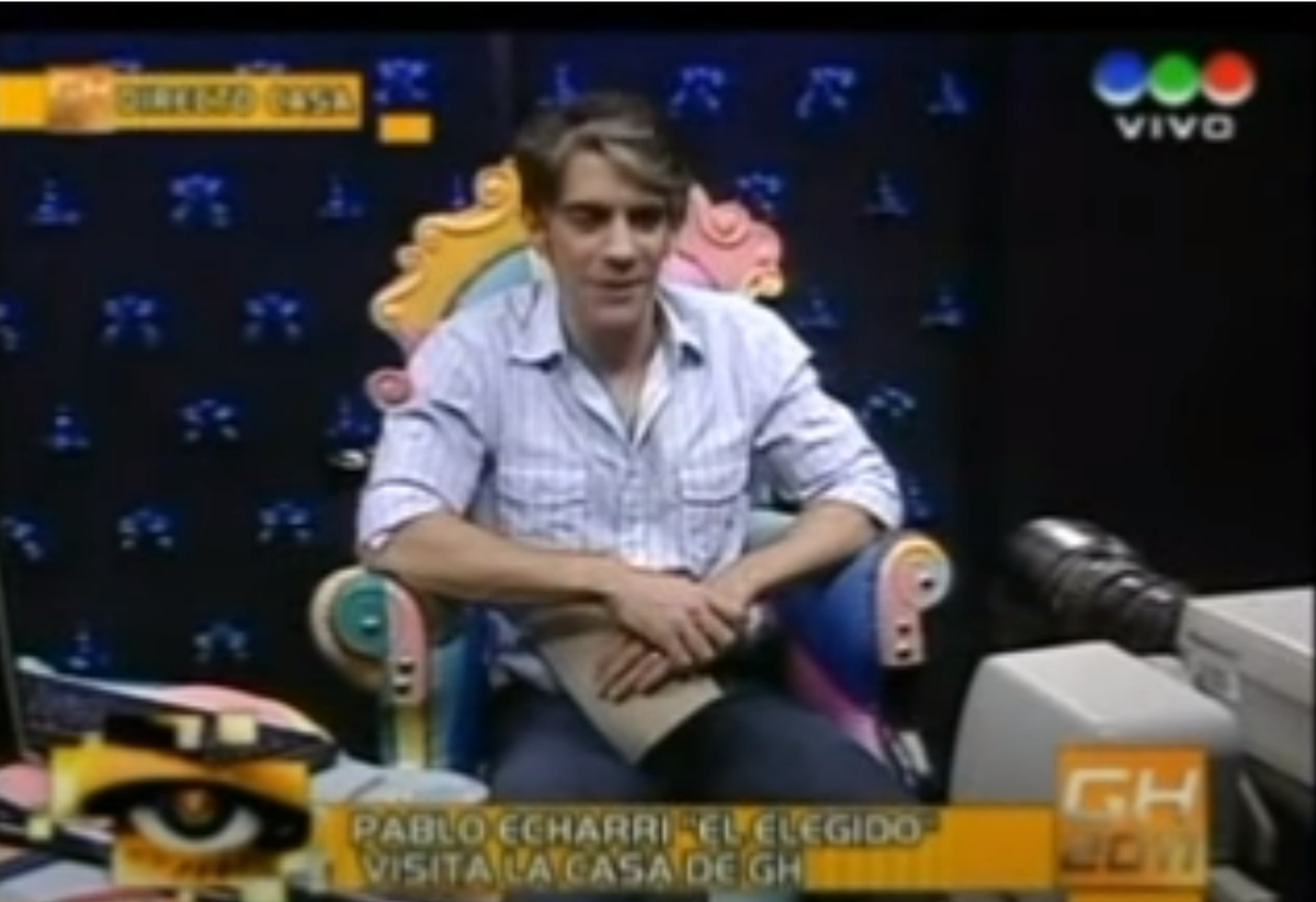 Pablo Echarri visitó la casa de Gran Hermano 2011.