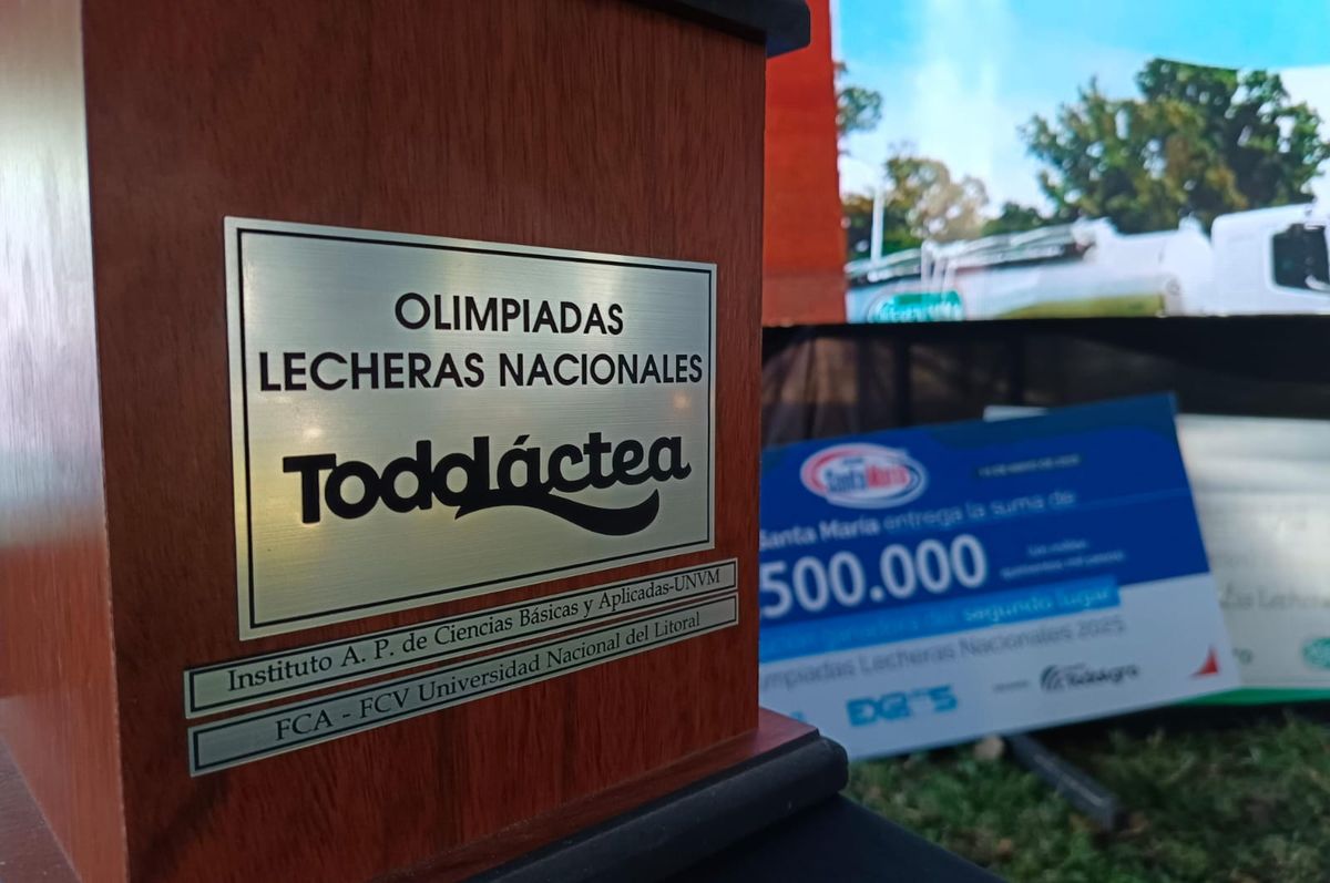 Además de los premios económicos, la escuela ganadora se llevó la Copa Castellone Hermanos de las Olimpiadas Lecheras Nacionales.