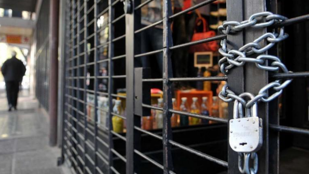 El sector comercial es uno de los que más fue afectado