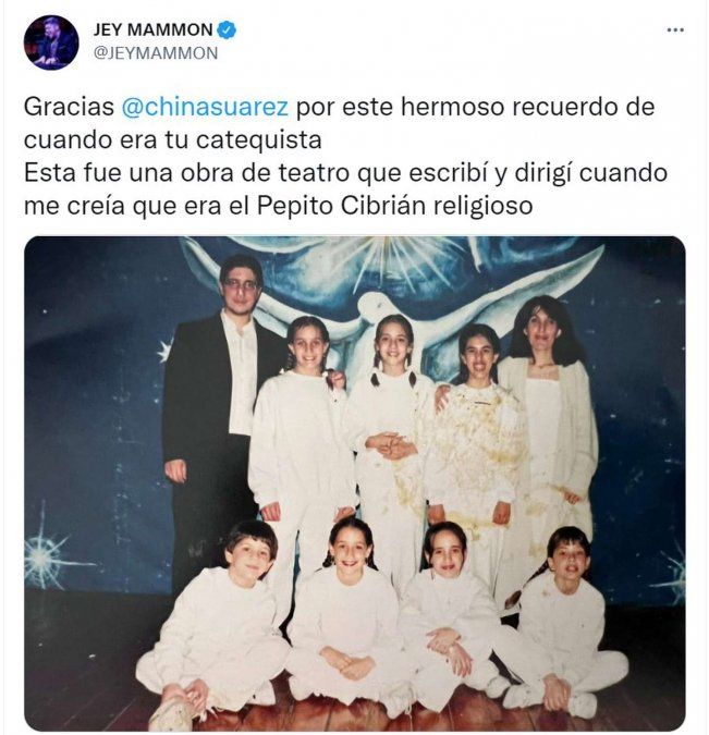 Jey Mammon fue catequista de la China Suárez.