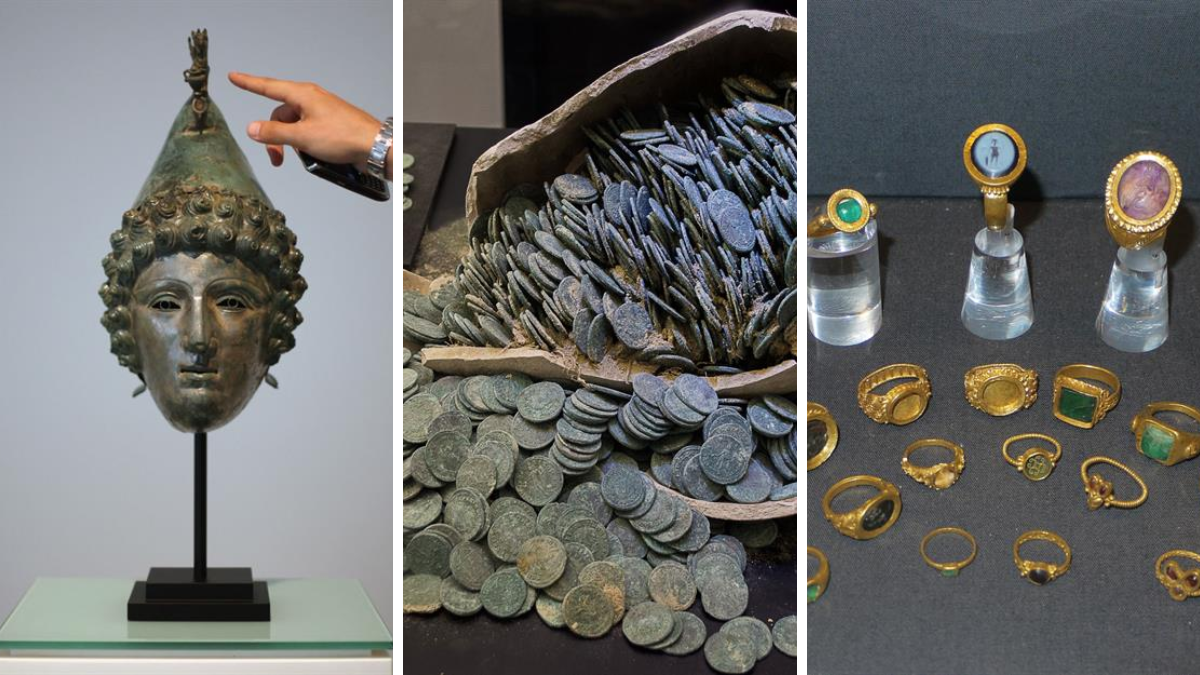 Coughlin el Casco Crosby Garrett alcanza los 4,1 millones de dólares, seguido por el Tesoro de Thetford con 1,5 millones y el Tesoro de Tomares con un valor de 593.000 dólares.