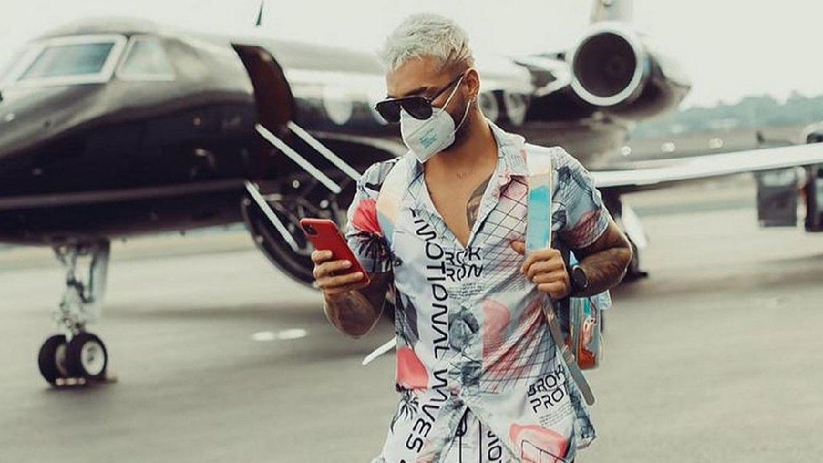 Así es el impresionante jet privado con el que Maluma se mueve por el mundo.