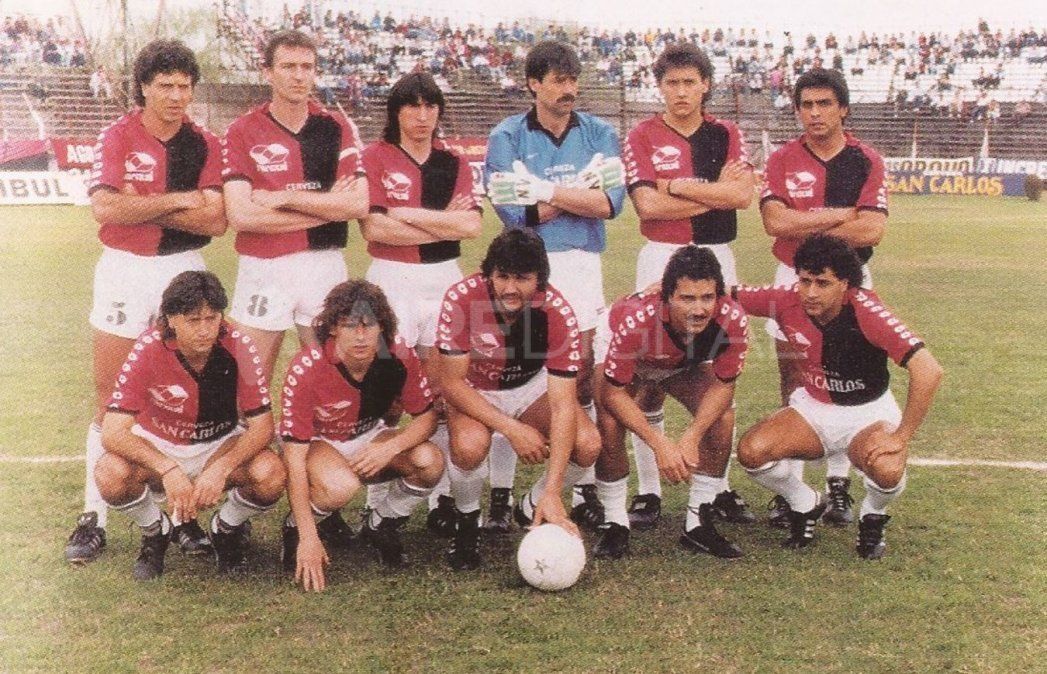 Foto del once inicial de Colón Foto del once inicial de Colón