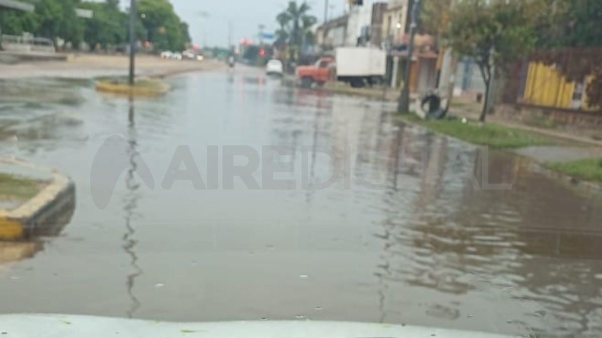 Beruti y Blas Parera: así estaba la zona cerca de las 8 de este sábado.
