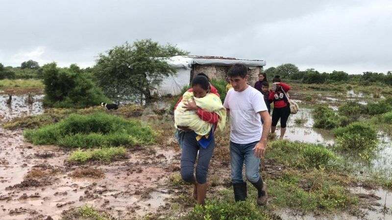Son 211 las personas que permanecen evacuadas en el norte provincial