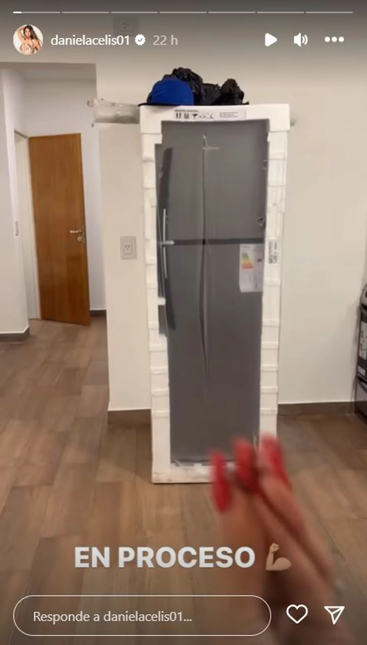 Daniela Celis pudo equipar su nuevo departamento con nuevos electrodomésticos.