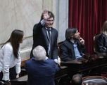 Javier Milei junto a legisladores durante su etapa como diputado en el Congreso. Javier Milei junto a legisladores durante su etapa como diputado en el Congreso.