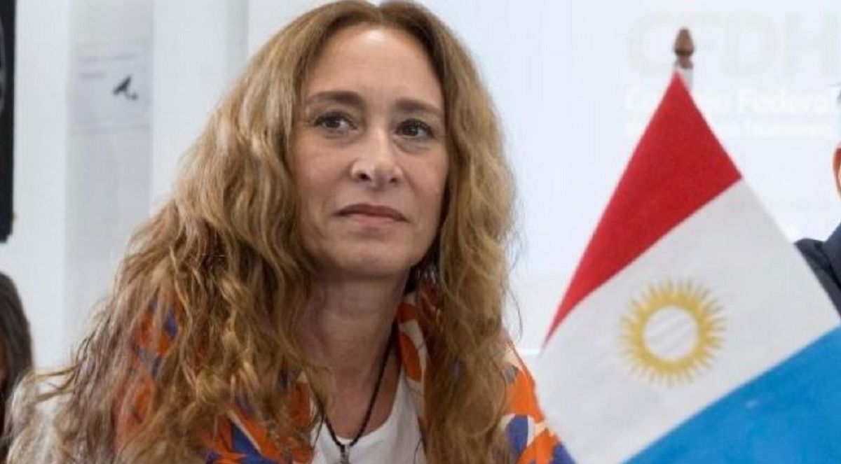 Lucila Puyol, la Secretaria de Derechos Humanos.