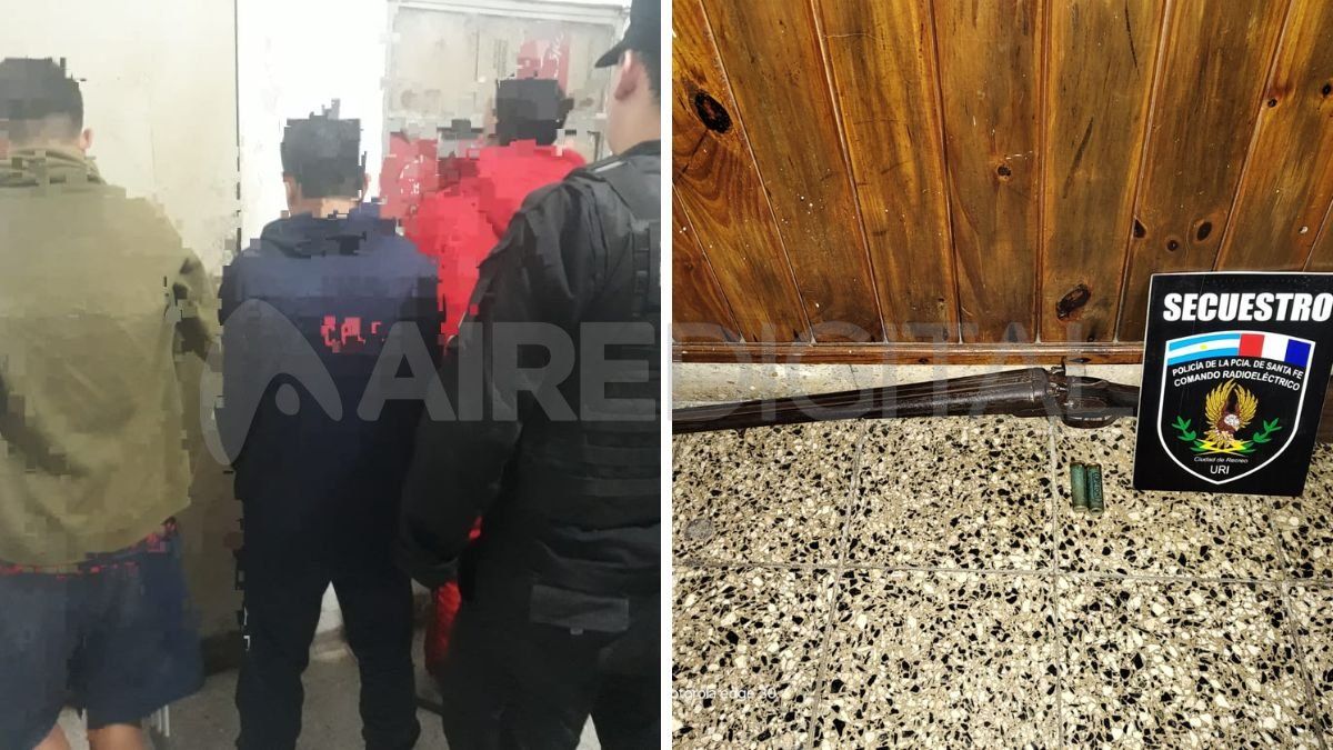 Recreo: detuvieron a dos hombres y secuestraron una escopeta