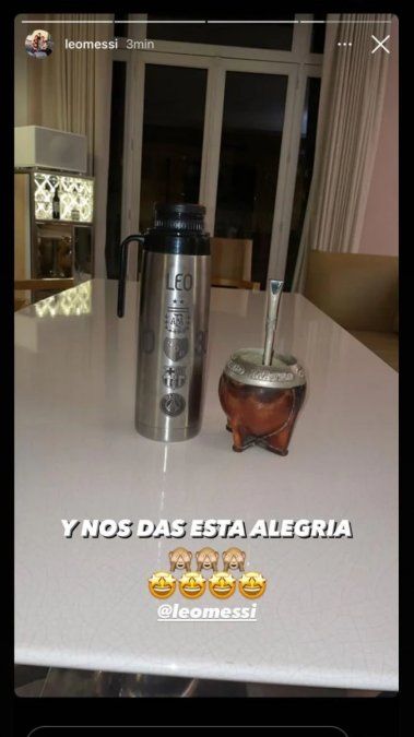 El regalo de Antonela Roccuzzo a Lionel Messi.