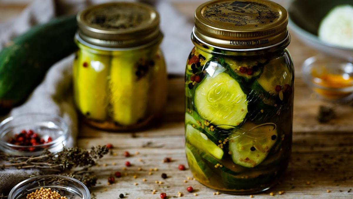 Receta de pepinos agridulces, rápida y fácil Receta de pepinos agridulces, rápida y fácil