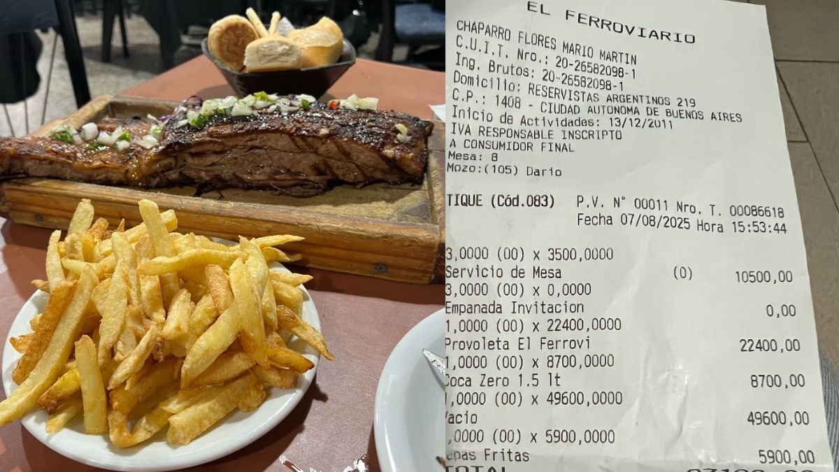 Fueron a comer al Ferroviario.