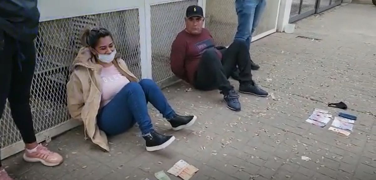 Casco y Melgarejo, cuando fueron capturados en la provincia de Chaco. Casco y Melgarejo, cuando fueron capturados en la provincia de Chaco.