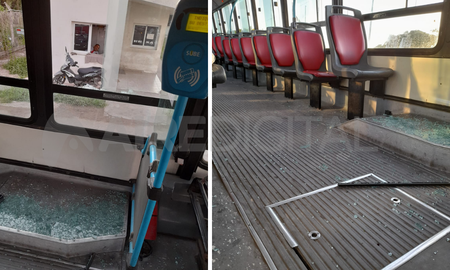 El ataque al colectivo de la línea 9 fue en calle Naciones Unidas, detrás del Parque Juan de Garay. El ataque al colectivo de la línea 9 fue en calle Naciones Unidas, detrás del Parque Juan de Garay.