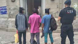 altText(Demoraron a tres hombres en el macrocentro y uno tenía pedido de captura por homicidio)}