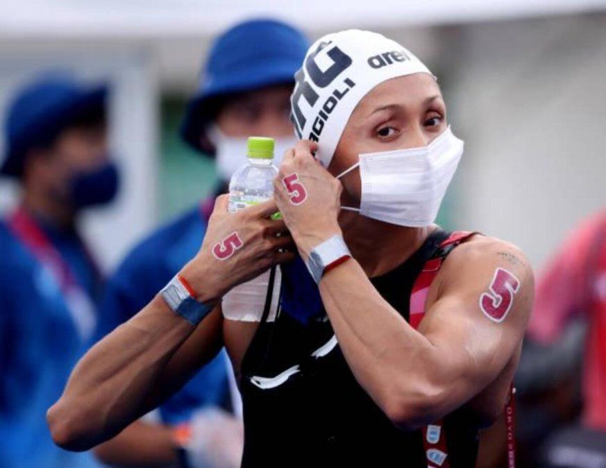 Juegos Olímpicos Tokio 2020: Cecilia Biagioli finalizó duodécima en Natación de aguas Abiertas