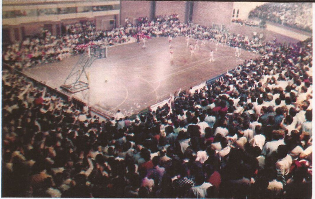 Unión - River en la Tecnológica. Año 1985.